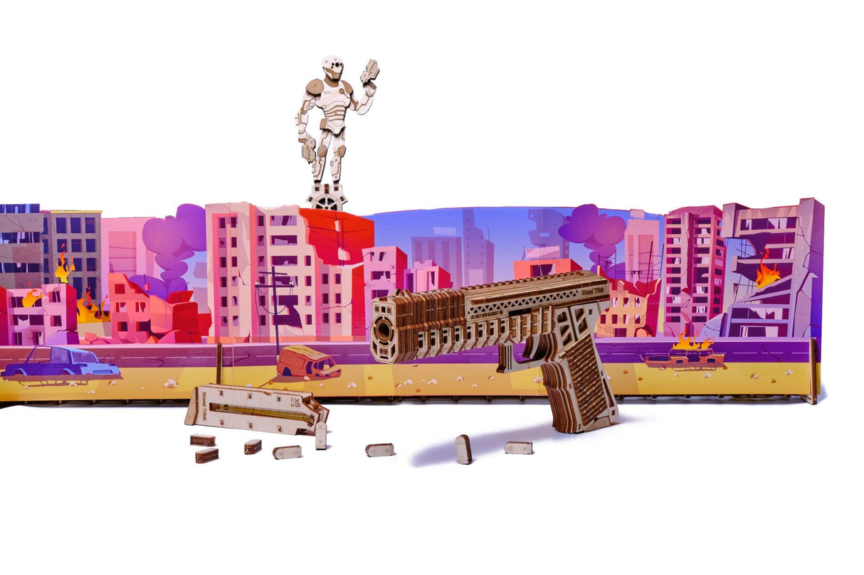 Shooting Range (Schiessstand) - 3D Holzbausatz (Elektrisch) - derdealer.ch