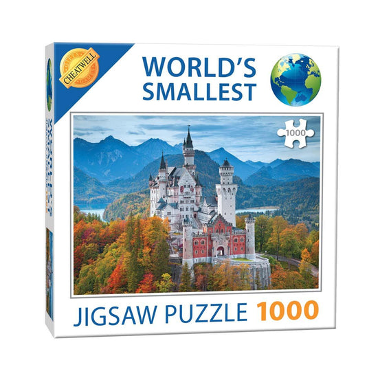 Kleinstes Puzzle 1000 Teile Schloss Neuschwanstein 