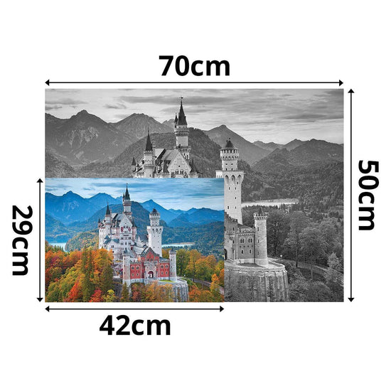 Kleinstes Puzzle 1000 Teile Schloss Neuschwanstein 
