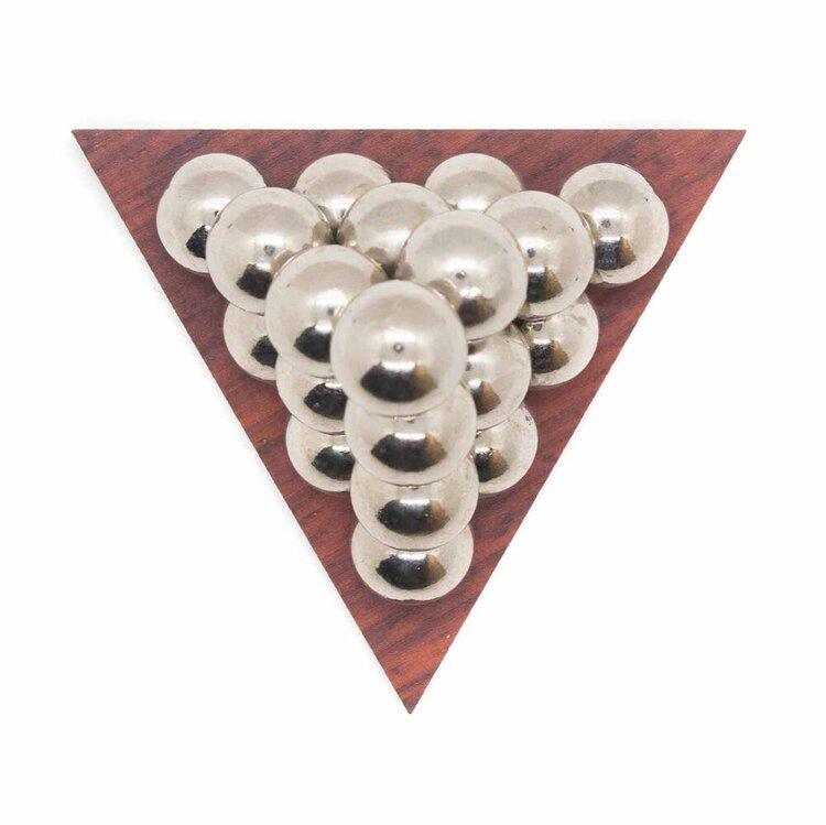 Metall Kugelpyramide - 3D-Puzzle - Knobelspiel - derdealer.ch