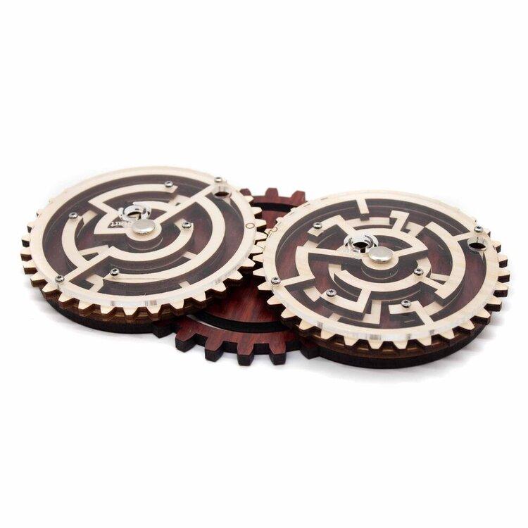 Zahnradlabyrinth - Schiebepuzzle - Knobelspiel - derdealer.ch