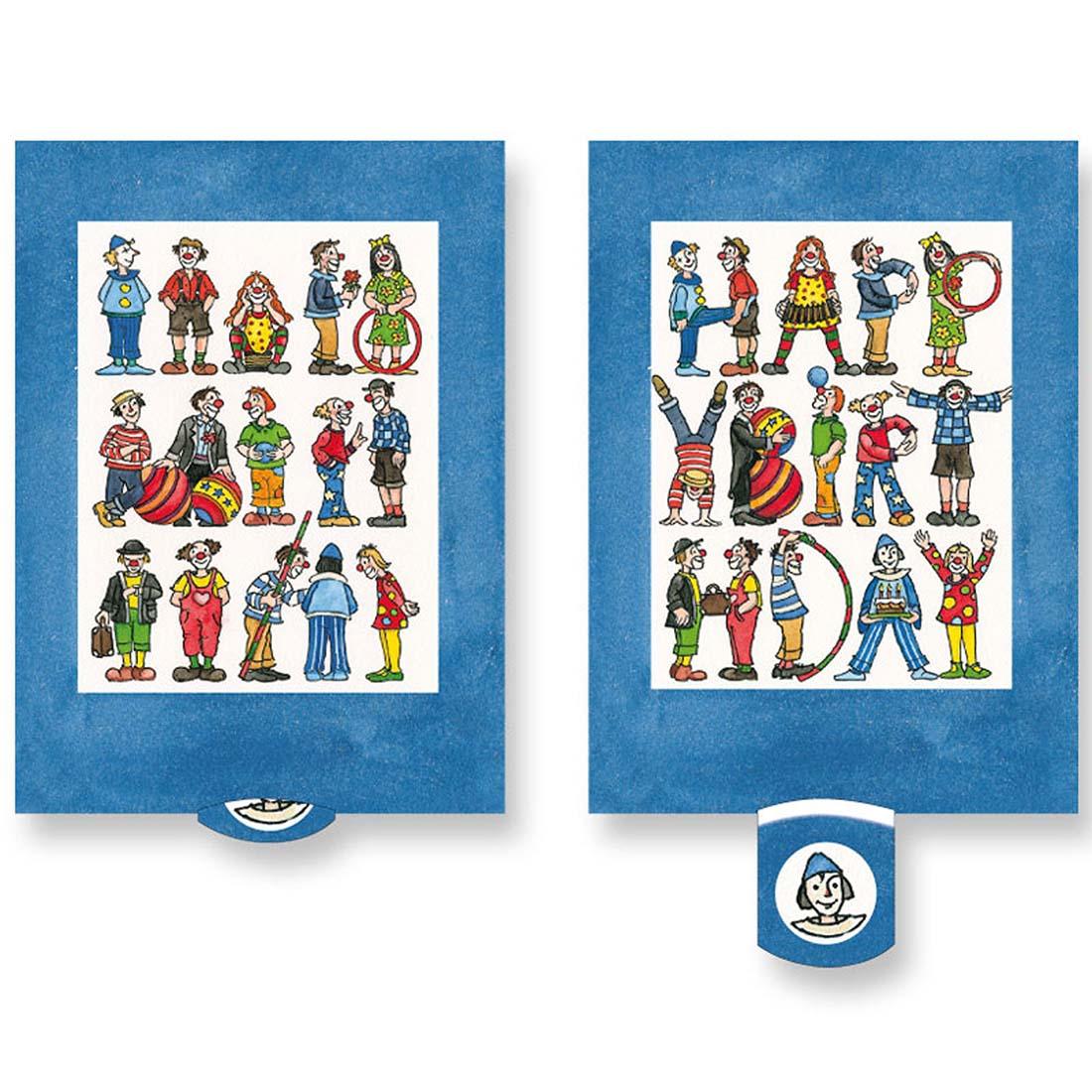 Geburtstagskarte Clownsday