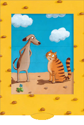 Hund & Katze - Liebeskarte - derdealer.ch