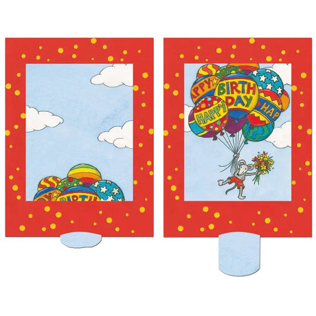 Luftballons - Geburtstagskarte - derdealer.ch