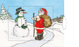 Schneehase - Weihnachtskarte - derdealer.ch