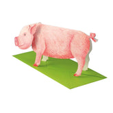 3D Grusskarte Tiere Schwein