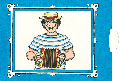 Ziehharmonika - Geburtstagskarte - derdealer.ch