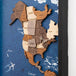 Enjoy The Wood - 3D Weltkarte aus Holz (3-teilig) 125 x 70 cm - Wanddekoration
