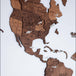 Enjoy The Wood - Mappemonde en bois 3D - décoration murale