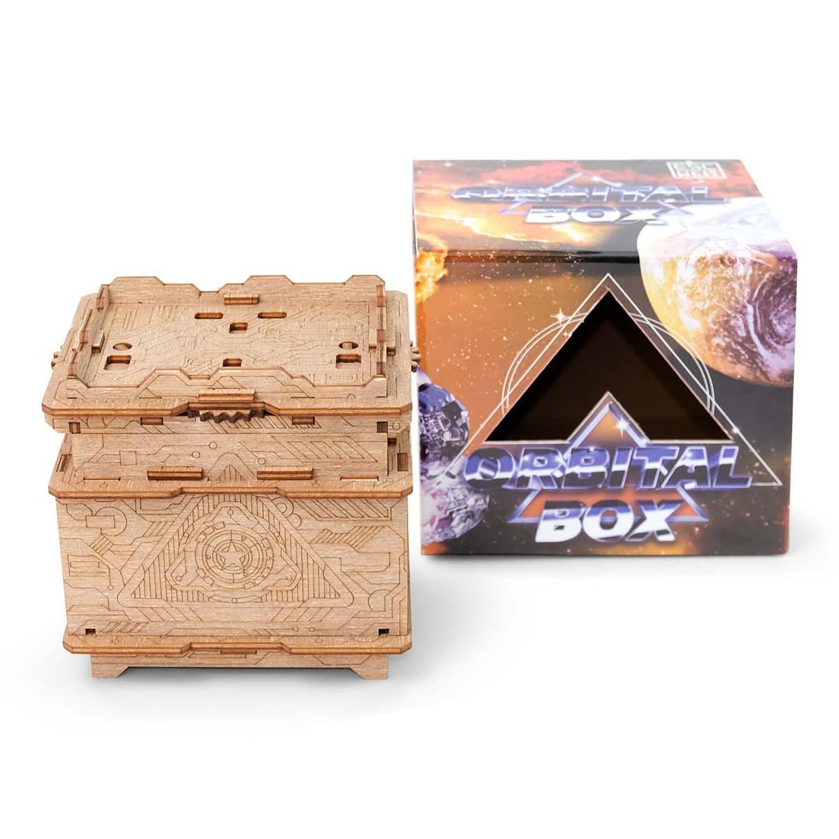 Geduldspiel Geschenkbox Orbital Box Escape Welt