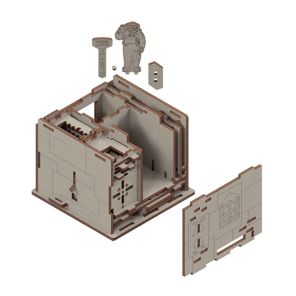 Space Box - Knobelbox Bausatz - derdealer.ch