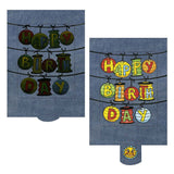 Geburtstagskarte Lampions