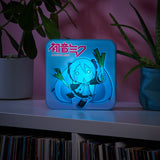 Hatsune Miku - 3D Wandleuchte