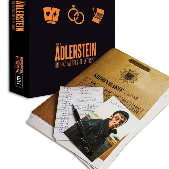 Detective Stories - Das Feuer in Adlerstein - Krimispiel - derdealer.ch 