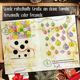 Frohe Weihnachten - Rätsel-/Escape Grusskarte - derdealer.ch