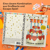 Happy Birthday - Rätsel-/Escape Grusskarte - derdealer.ch