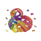Flamingo - Mandala Puzzle (117 Teile) - derdealer.ch
