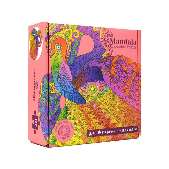 Flamingo - Mandala Puzzle (117 Teile) - derdealer.ch 