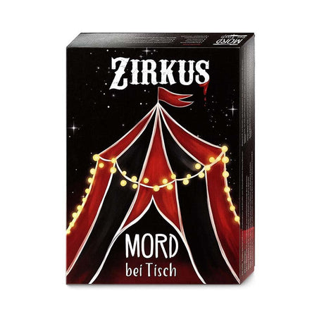 Krimisinner Spiel für Zuhause - Mord bei Tisch Zirkus