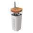 Liquid Cube Thumbler Trinkbrecher mit Strohhalm Inner Graffiti 42872188666084