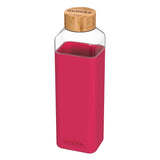 Glasflasche mit Silikonhülle 700ml Maroon 42831169356004