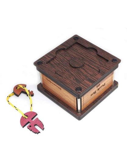 Puzzle Box 04 - Trickkiste - Knobelspiel - derdealer.ch 