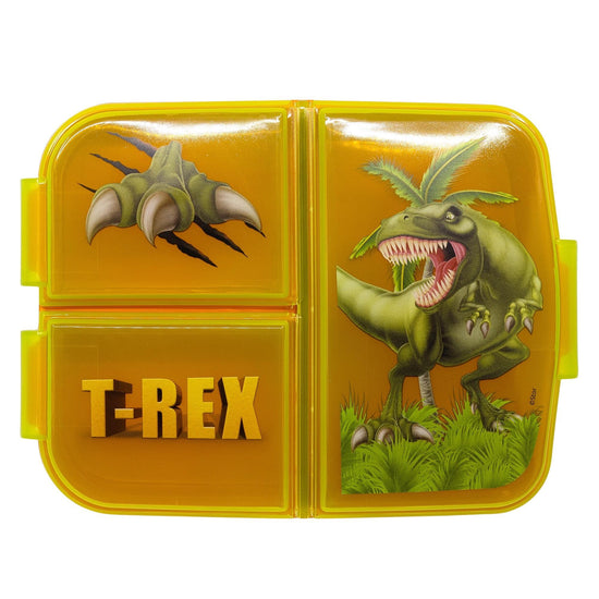 Dinosaurier T-Rex - Lunchbox mit Fächern - derdealer.ch 