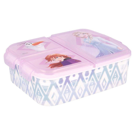Frozen 2 Anna, Elsa und Olaf - Lunchbox mit Fächern - derdealer.ch