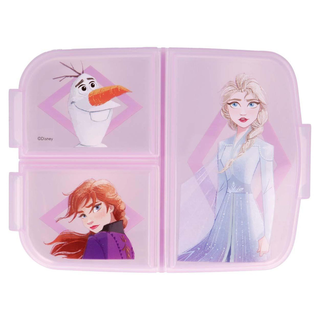 Frozen 2 Anna, Elsa und Olaf - Lunchbox mit Fächern - derdealer.ch