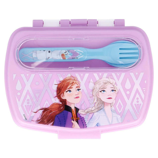 Frozen 2 Anna und Elsa - Lunchbox (800 ml) mit Besteck - derdealer.ch 