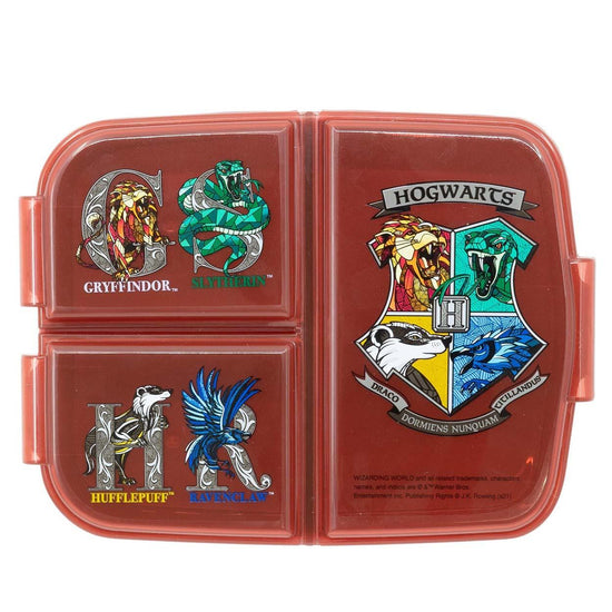 Harry Potter Hogwarts' 4 Häuser - Lunchbox mit Fächern - derdealer.ch 