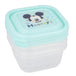 Stor - Lunchbox 3er Set - Mickey Mouse