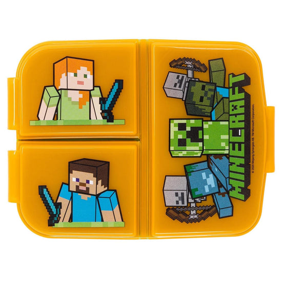 Minecraft Alex & Steve - Lunchbox mit Fächern - derdealer.ch 
