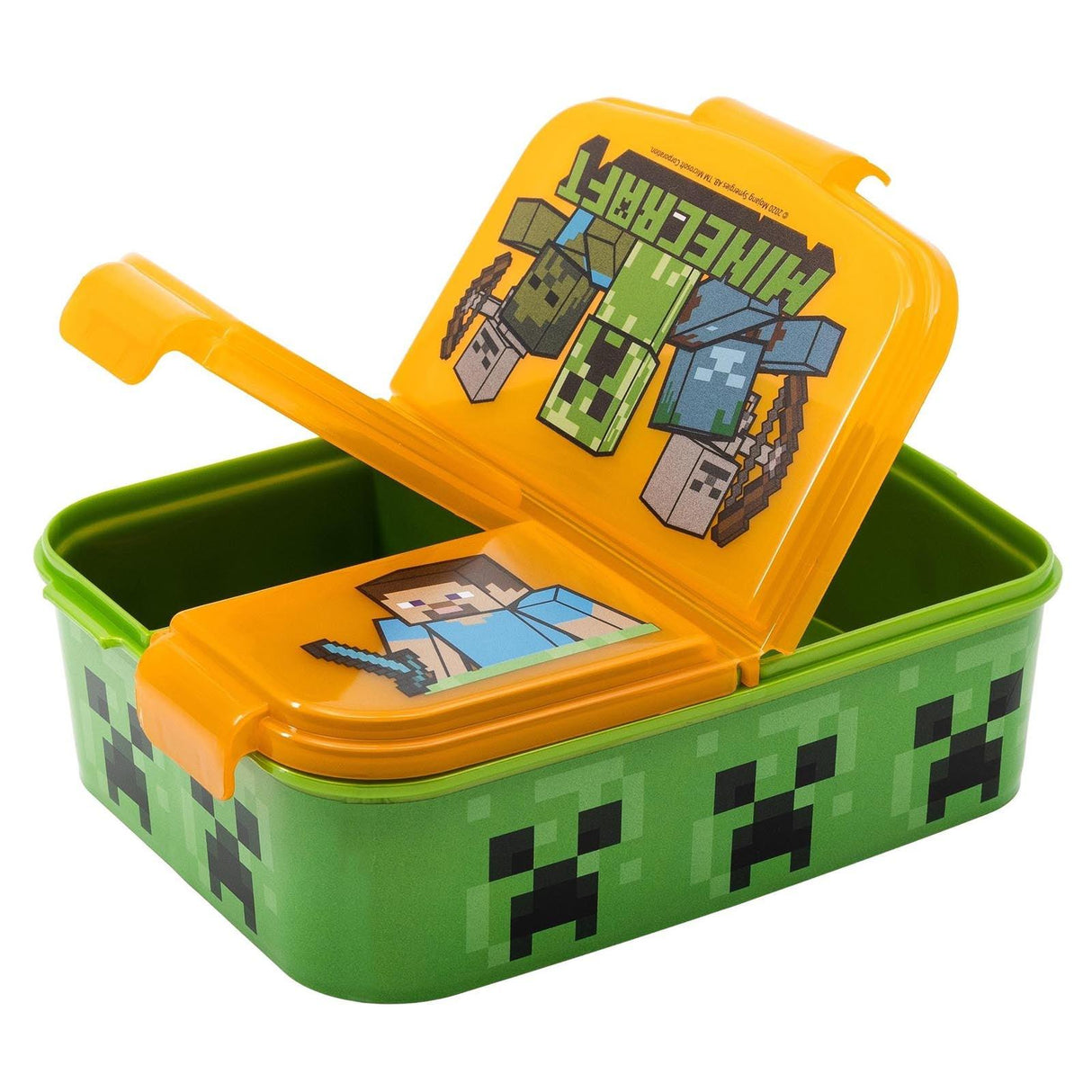 Minecraft Alex & Steve - Lunchbox mit Fächern - derdealer.ch
