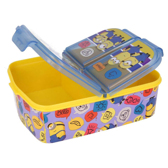 Minions Ideen - Lunchbox mit Fächern - derdealer.ch 