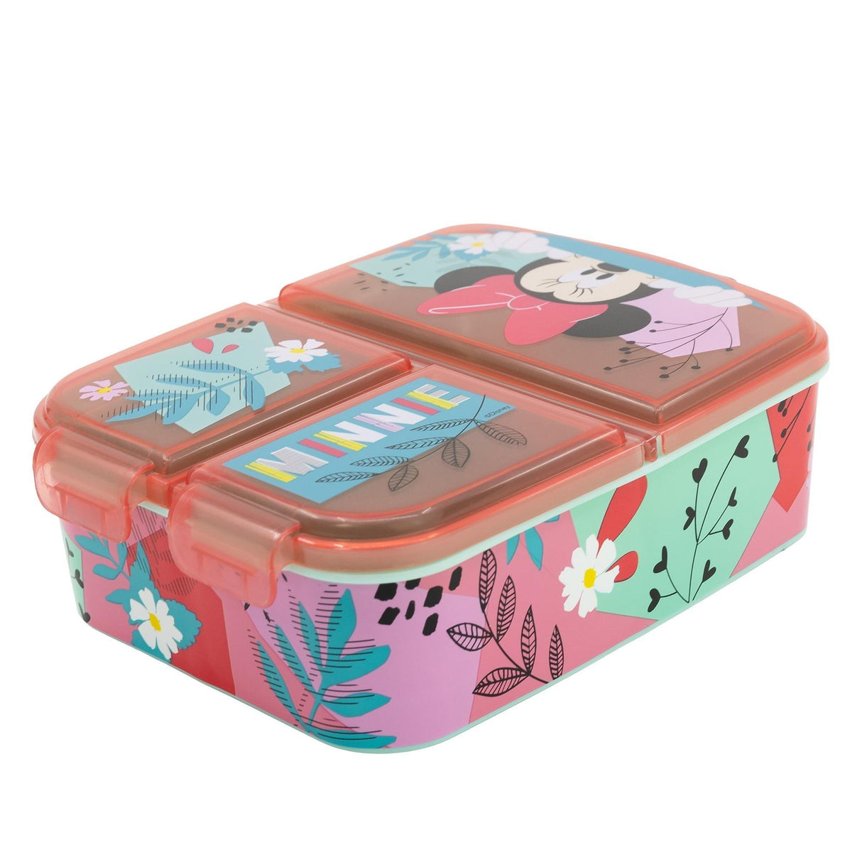 Minnie Mouse Blumen - Lunchbox mit Fächern - derdealer.ch