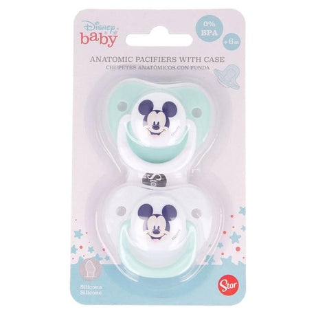 Nuggi / Schnuller 2er Set 6+ Monate - Mickey Mouse - derdealer.ch