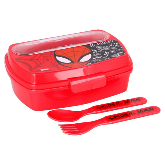 Spiderman Urban - Lunchbox mit Besteck - derdealer.ch 