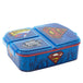 Stor - Superman Logo - Lunchbox mit Fächern