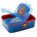 Stor - Superman Logo - Lunchbox mit Fächern