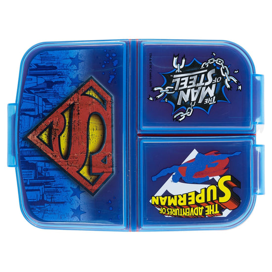 Superman Logo - Lunchbox mit Fächern - derdealer.ch 