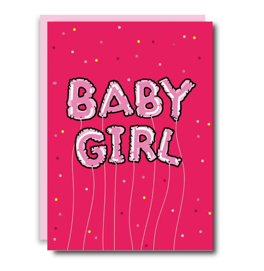 Baby Girl - Grusskarte - derdealer.ch 