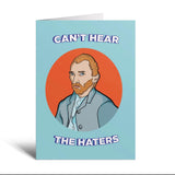 Can't Hear The Haters - Grusskarte - derdealer.ch