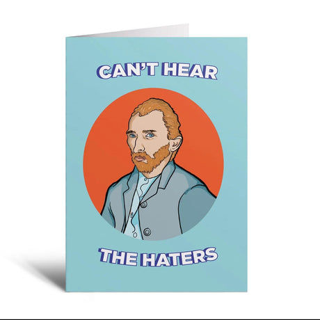 Can't Hear The Haters - Grusskarte - derdealer.ch