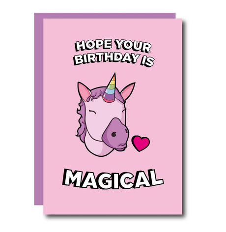 Magic Unicorn - Geburtstagskarte - derdealer.ch