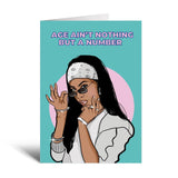 Nothing But A Number - Geburtstagskarte - derdealer.ch