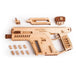 WoodTrick - Pistolet d'assaut - Fusil - Kit en bois 3D