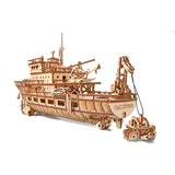 Forschungsschiff - 3D Holzbausatz - derdealer.ch
