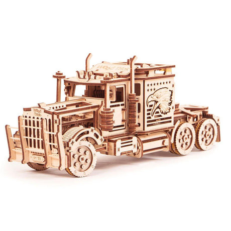 LKW - Sattelschlepper - 3D Holzbausatz - derdealer.ch