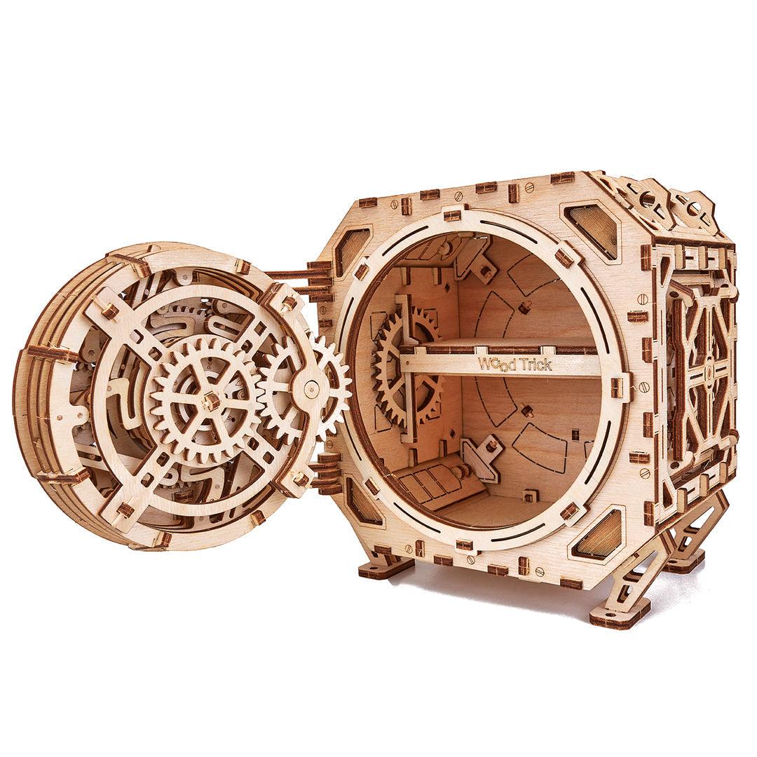 Mechanischer Safe - Geschenkbox - 3D Holzbausatz - derdealer.ch